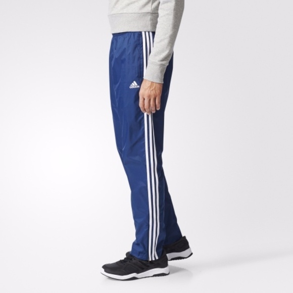 LAST ONE AVAILABLE - New Mens 3 Stripe Woven Pants Navy Blue White Size XS - Picture 1 of 16